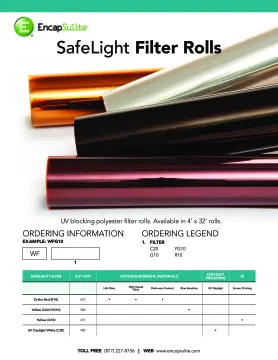 SafeLight Filter Roll Specification