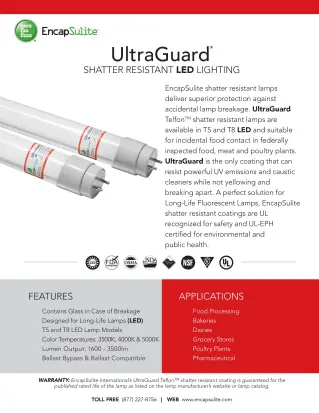 UltraGuard LED Sell Sheet Update