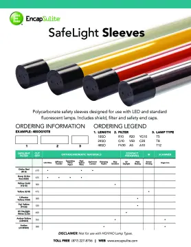 SafeLight Sleeve Specification